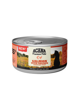 Premium Pate Salmon & Chicken pasztet z łososiem i kurczakiem dla kotó 8 x 85 g