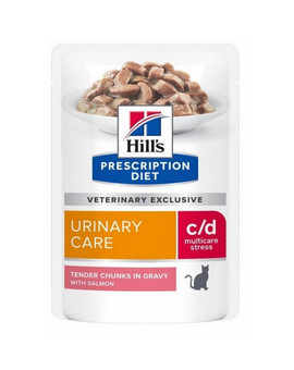 Prescription Diet Feline c/d Urinary Stress z łososiem 12x85 g