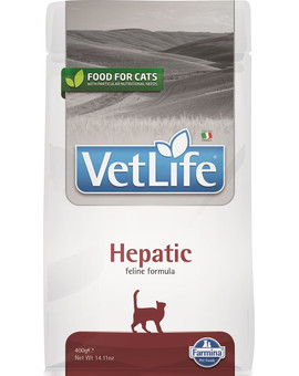 Vet Life Natural Diet Cat Hepatic 400g