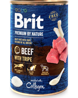 Premium by Nature Beef and tripes 400 g wołowina i podroby naturalna karma dla psa