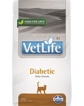 Vet life diabetic cat 400g