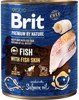 Premium by Nature Fish&Fish Skin 800 g ryba i rybie skóry naturalna karma dla psów