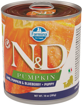 N&D Pumpkin Puppy lamb & blueberry 285 g