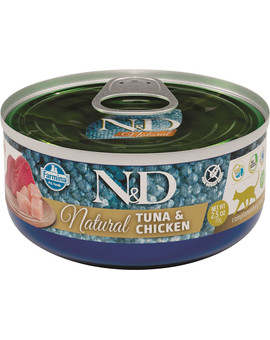 FARMINA N&D Cat Natural Tuna & Chicken 70 g mokra karma dla kota