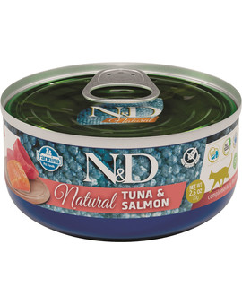 FARMINA N&D Cat Natural Tuna & Salmon 70 g mokra karma dla kota