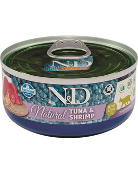 FARMINA N&D Cat Natural Tuna & Shrimp 70 g mokra karma dla kota