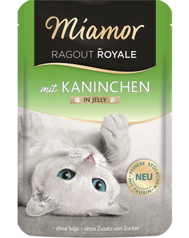 Ragout Royale in Jelly Rabbit saszetka w galaretce królik dla kotów 100 g