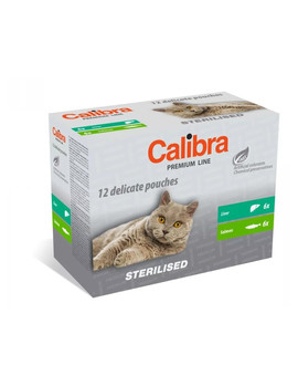 Cat Premium Line Sterilised Multipack 12x100 g saszetki dla sterylizowanych kotów