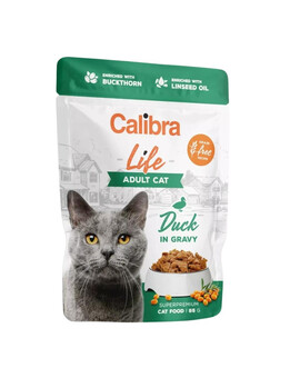 Cat Life Pouch Adult Duck in gravy 85 g kaczka w sosie dla kotów