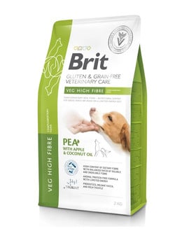 Veterinary Care Dog Gluten Grain free Veg Fibre Complemantary Food 2 kg