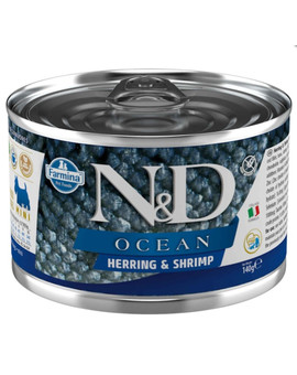 N&D Ocean Dog Herring, shrimps 140 g śledź i krewetki