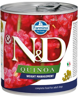 N&D Quinoa Dog Weight Management 285 g jagnięcina dla psów z nadwagą