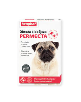 Permecta Dog S Obroża Biobójcza Dla Małych i Średnich Psów 50 cm