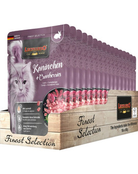 Finest Selection Królik z żurawiną dla kota 16 x 85 g