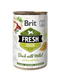 FRESH Duck with millet 400 g kaczka i proso mokra karma dla psów