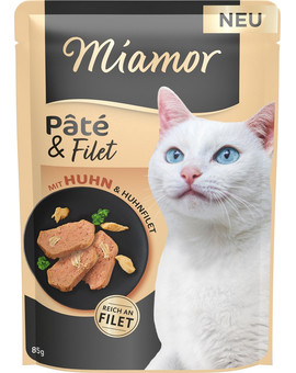 Pate and Filet with Chicken kawałki filetów z kurczaka 85 g