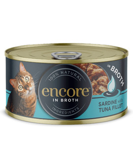 Cat sardynka z tuńczykiem w bulionie dla kota 16x70g