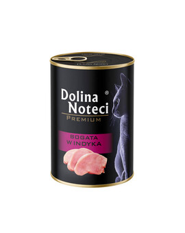 Premium Bogata w indyka dla kota 400 g