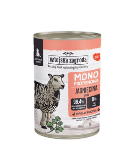 Monobiałkowa Jagnięcina mokra karma dla szczeniąt 800 g