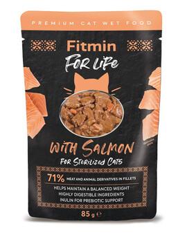 For Life For Sterilized Cats Salmon 85g