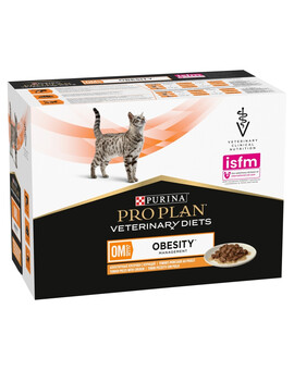 PRO PLAN Veterinary Diets Feline OM St/Ox Obesity Management 10x85 g