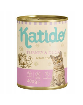 Adult Cat Turkey and Duck 400 g indyk i kaczka z olejem z łososia dla kotów
