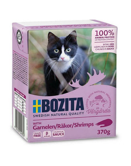 Kawałeczki mięsa w sosie z krewetkami 370 g