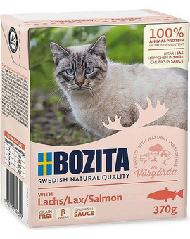 Kawałeczki mięsa w sosie z łososiem 370 g