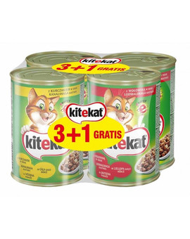 Kurczak/wołowina 4 x 0.4 kg 3 + 1 gratis