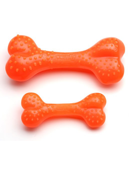 Zabawka Mint Dental Bone Pomarańczowa 8,5cm