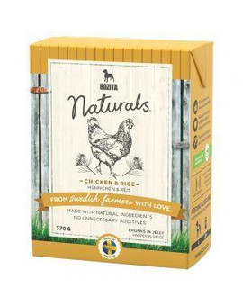Naturals Kartonik Dla Psa z Kurczakiem i Ryżem 370 g