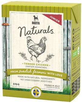 Naturals Kartonik Dla Psa Junior Delikatny Kurczak 370 g