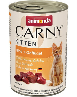ANIMONDA Carny Puszka Kitten Wołowina i Drób 400 g
