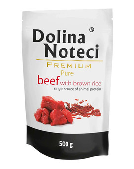 DOLINA NOTECI Premium Pure Wołowina Z Ryżem 500g