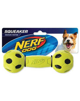 Owinięta piszcząca sztanga M niebieska/zielona