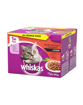 Zestaw saszetek tradycyjne dania w sosie 48 x 100 g