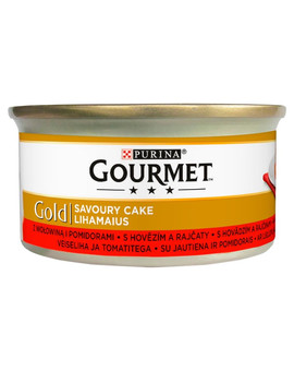 Gold Savoury Cake Z Wołowiną i Pomidorami 85 g