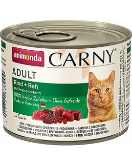 Carny Puszka Kot Wołowina/Sarnina z Borówką 200 g