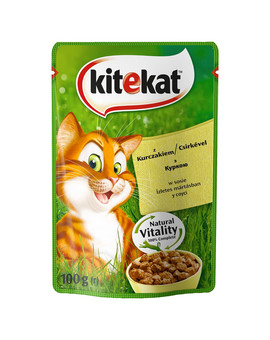 KITEKAT Kurczak w galaretce saszetki dla kota 24 x 100 g