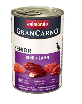 Grancarno Senior cielęcina i jagnięcina 400 g