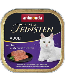 Vom Feinsten Adult kurczak z owocami morza 100 g