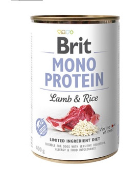 Mono protein lamb & rice 400 g