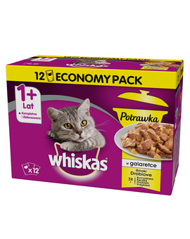 Adult 12x85g - mokra karma dla kotów potrawka w galaretce smaki drobiowe