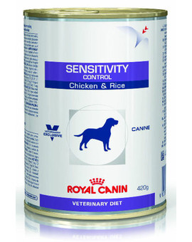 Dog sensitivity control chicken & rice puszka 420 g