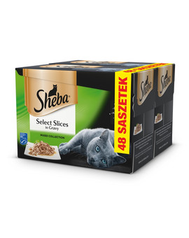 Saszetka 48x85g Select Slices in Gravy - mokra karma dla kotów w sosie (z łososiem, z białą rybą, z kurczakiem, z wołowiną)