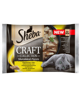 Saszetka 4x85g Craft Collection Smaki Drobiowe - mokra karma dla kotów w sosie (z drobiem, z kurczakiem, z indykiem, z kaczką)