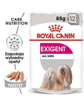 Exigent karma mokra - pasztet dla psów dorosłych, wybrednych 85 g x 12