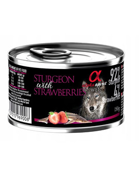 Sturgeon with strawberries Jesiotr z truskawkami 150 g