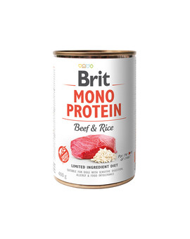 Brit mono protein beef & rice 400g