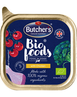 BUTCHER'S BIO foods kurczak 150 g pasztet dla psa